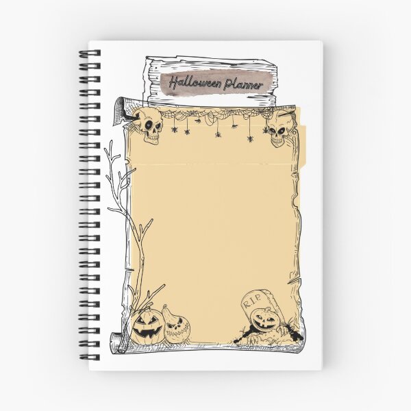Item preview, Halloween Planner designed and sold by YuviMK.
