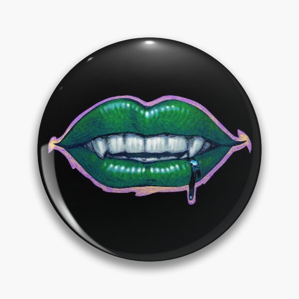 Item preview, Halloween Vampire Mouth Green designed and sold by RHokeArt.