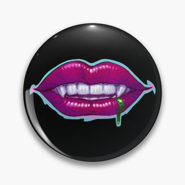 Item preview, Halloween Vampire Mouth Raspberry designed and sold by RHokeArt.