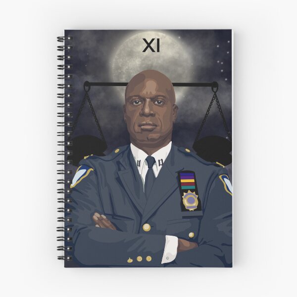 Item preview, Justice - Captain Holt G+T Tarot designed and sold by genandtonicart.