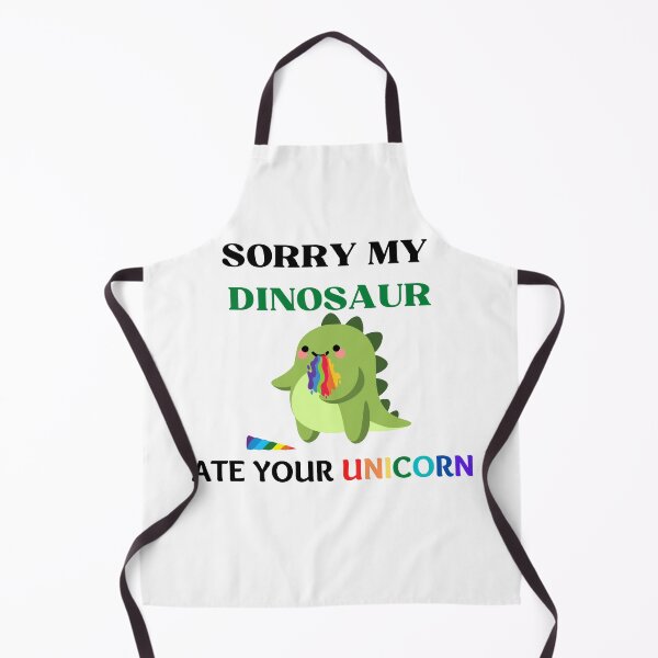Item preview, Lo siento, mi lindo dinosaurio se comió tu unicornio designed and sold by Water Flick.
