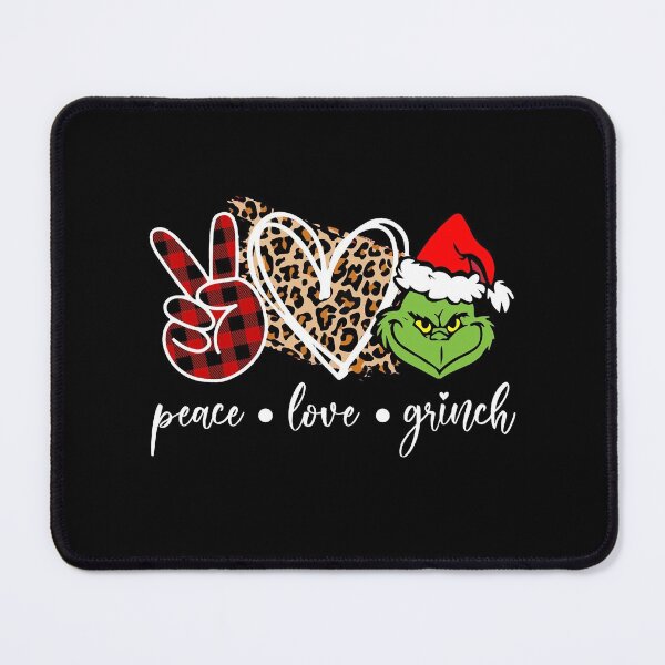 Item preview, Peace Love Grinch leopard T-Shirt Grinch Shirt Womens Christmas  designed and sold by Zion Jones.