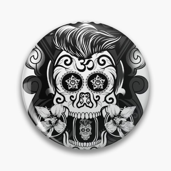 Item preview, Appealing Black and White Human Skull Design Happy Halloween! designed and sold by Capiral Bucketlist.