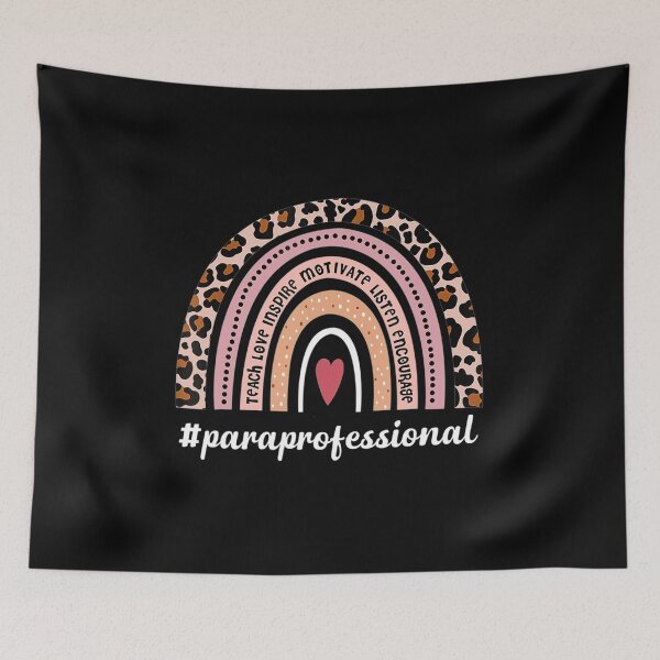 Item preview, Paraprofessional Life Leopard Rainbow Teacher Back To School  designed and sold by kellygritzman.