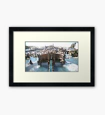 Final Fantasy City Framed Print