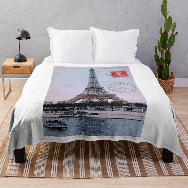 Item preview, 1909 FRANCE Paris Eiffel Tower Colorized Postcard designed and sold by retrographics.