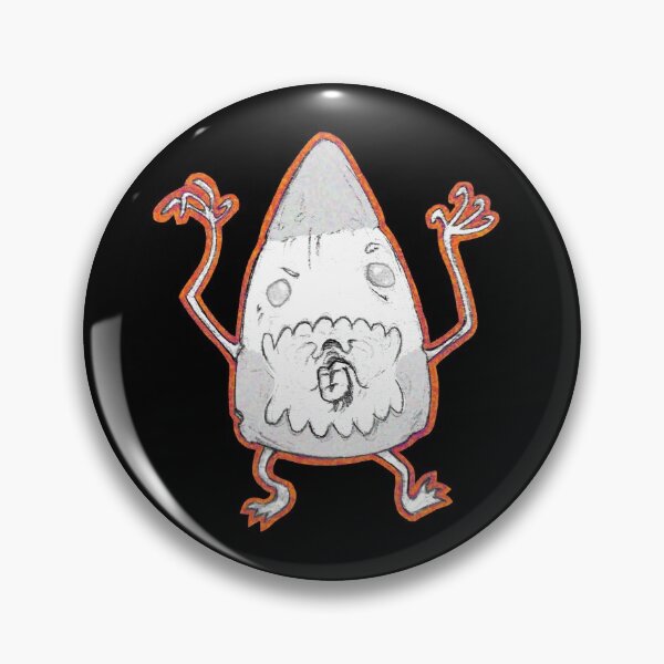 Item preview, Halloween Candy Corn Monster B&W designed and sold by RHokeArt.