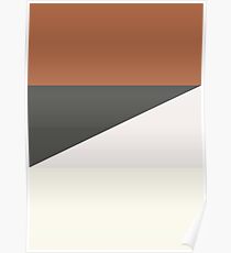 Minimalist We Bare Bears 2.0 (Larger) Poster