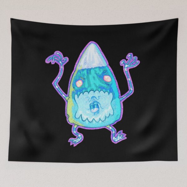 Item preview, Halloween Candy Corn Monster Ghost designed and sold by RHokeArt.