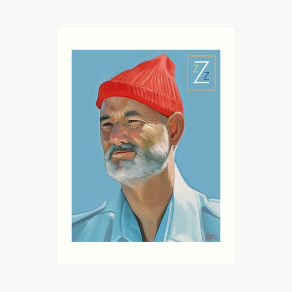 Steve Zissou Art Print