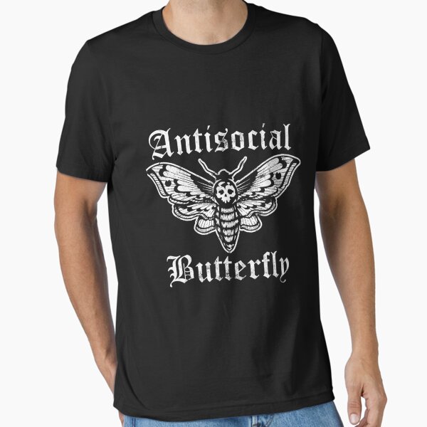Artikel-Vorschau von Lustiger antisozialer Schmetterling, introvertiertes beunruhigtes Design, designt und verkauft von RachelDurrance.