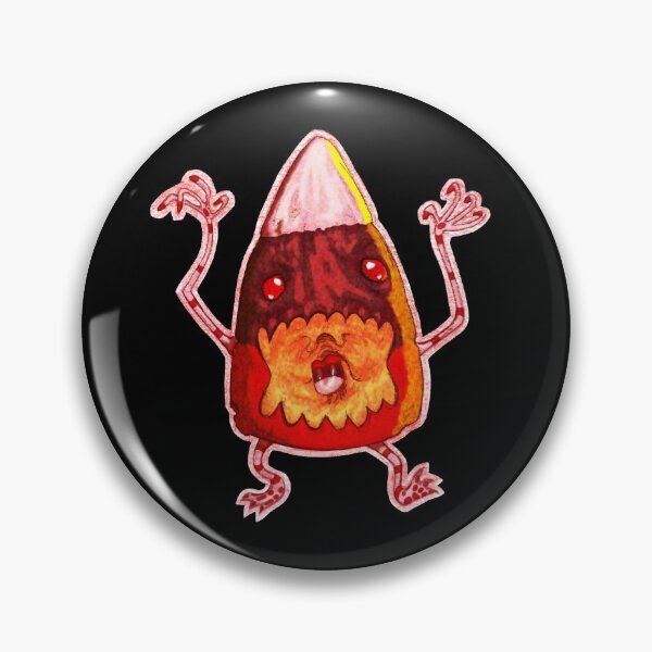Item preview, Halloween Candy Corn Monster Vampire designed and sold by RHokeArt.