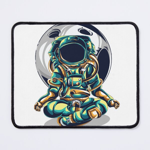 Item preview, Abstract Yoga Astronaut designed and sold by SpotWarehouse.