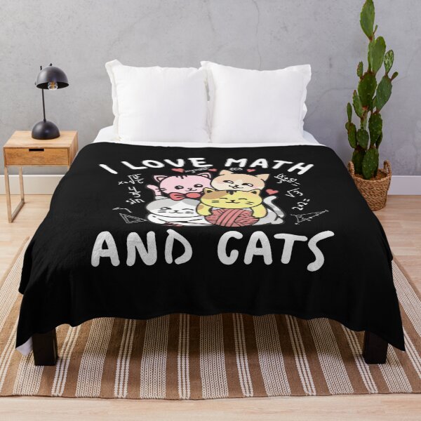 Item preview, I Love Math and Cats Mountain Heart Mathematics Lover Gifts Cute and Funny designed and sold by alenaz.