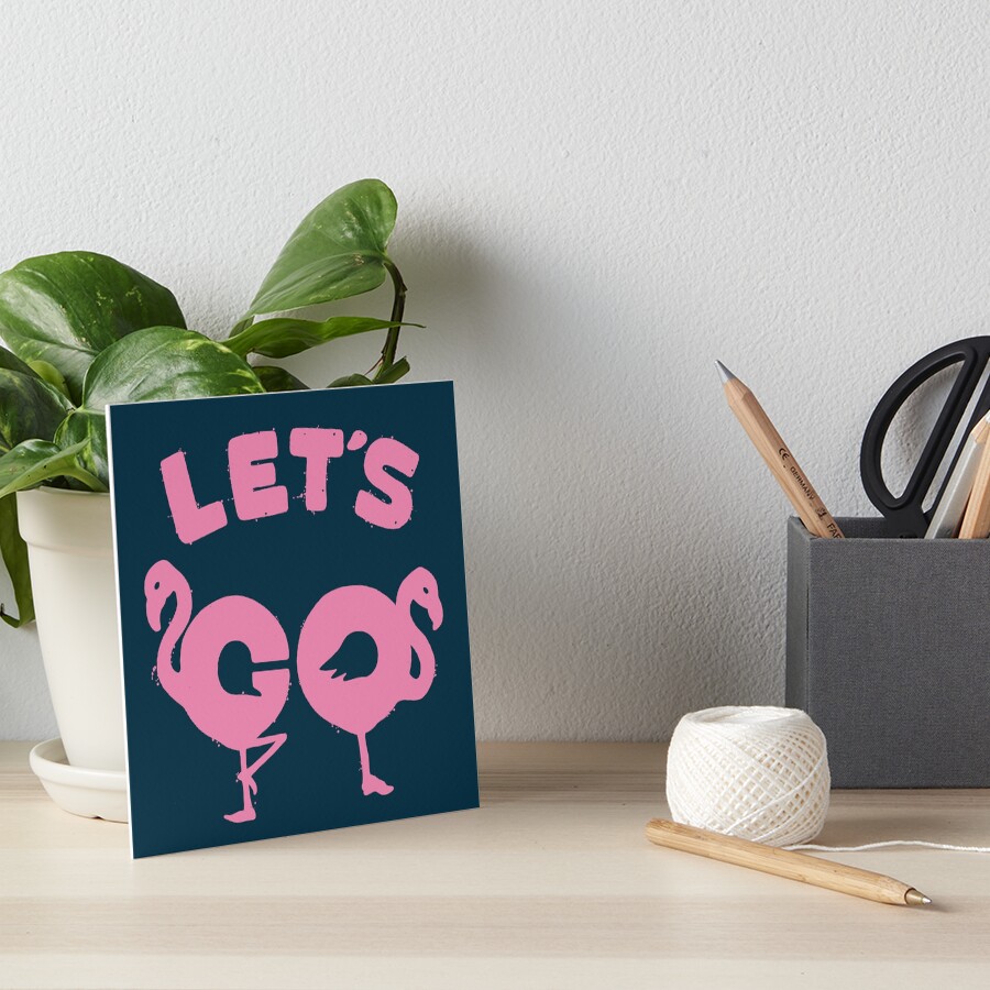 FLAMIN-GO Art Board Print