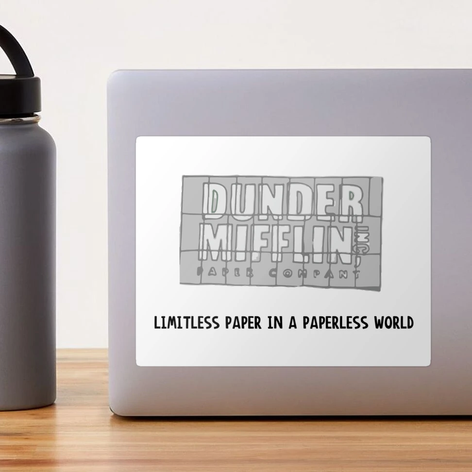 The Office Pam's Dunder Mifflin Logo | Limitless Paper in A Paperless World  | Poster