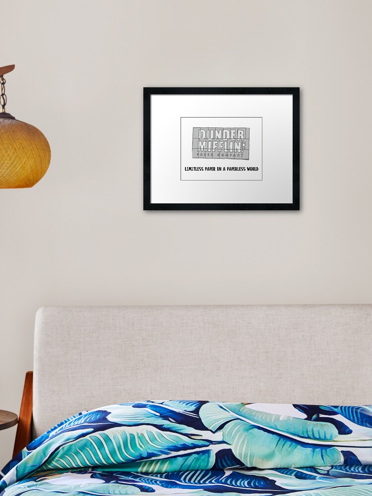 The Office Pam's Dunder Mifflin Logo | Limitless Paper in A Paperless World  | Poster