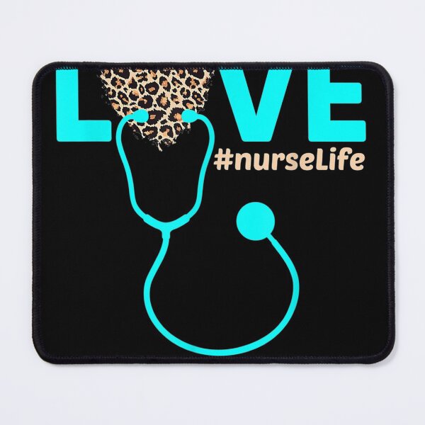 Item preview, Nurse Life RN LPN CNA Healthcare Cheetah Heart Leopard Funny designed and sold by JasonNathaya.