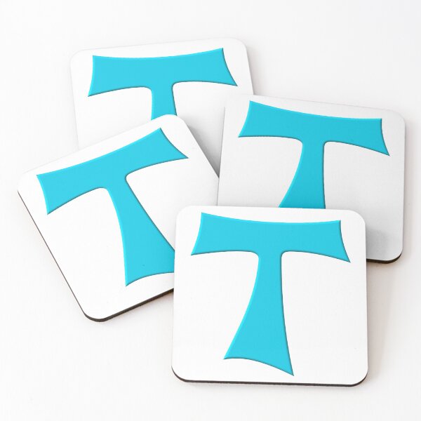 Item preview, Aqua Franciscan Tau Cross designed and sold by Artist4God.