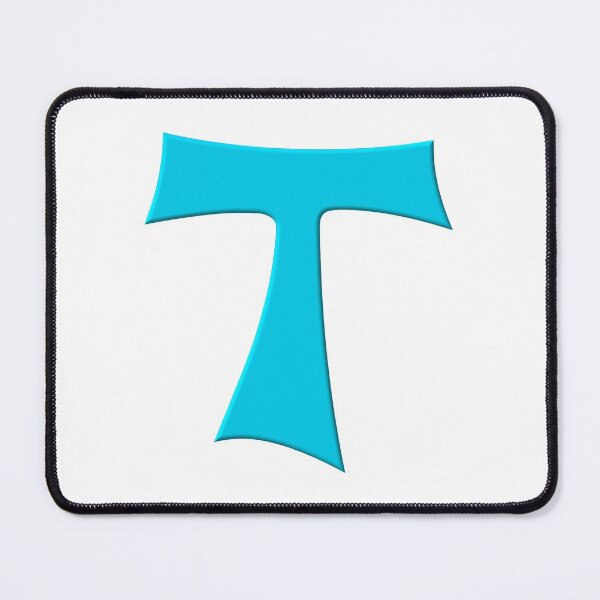 Item preview, Aqua Franciscan Tau Cross designed and sold by Artist4God.