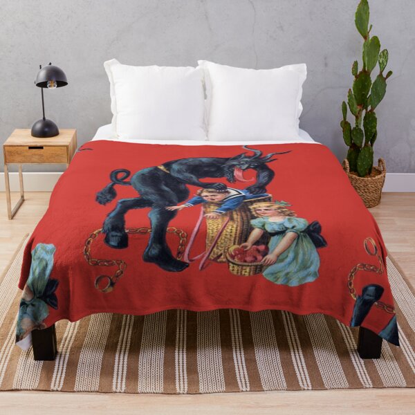 Item preview, ugly christmas krampus antique red designed and sold by Gossip Rag.