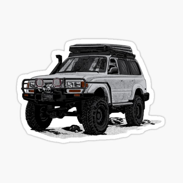 T-shirt Toyota Land CruiserSérie 80 yota Sticker