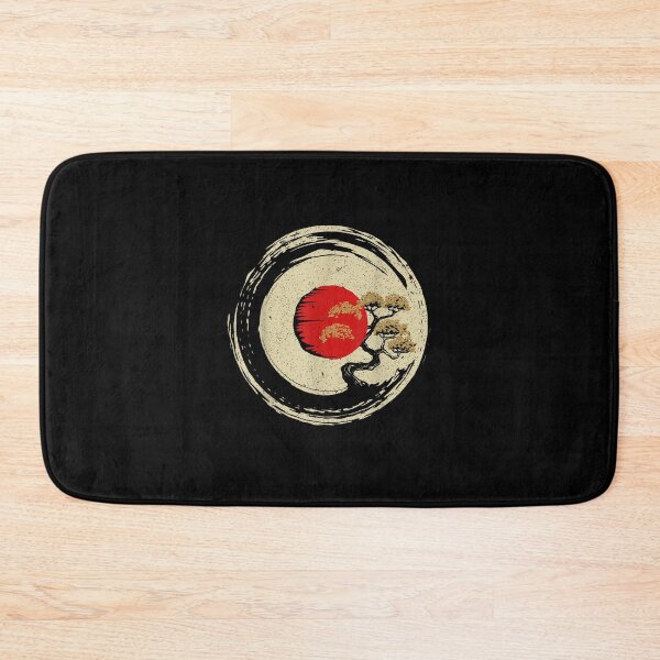 Item preview, Bonsai Tree In Japanese Zen Buddhist Enso Circle designed and sold by JasonNathaya.