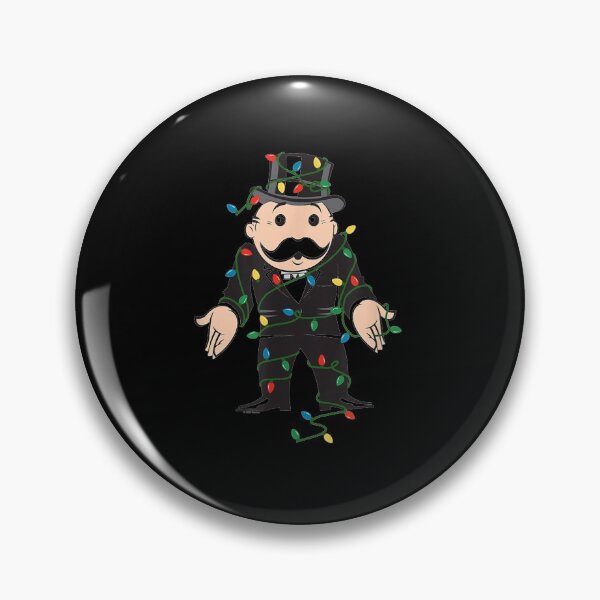 Item preview, Monopolyzz Christmas Rich Uncle Pennybags Lights designed and sold by dreweoiponce.