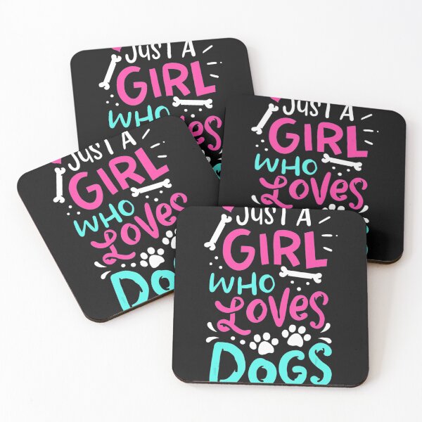 Item preview, Just A Girl Who Loves Dog Funny Gift Dog School  designed and sold by ElesaFox.