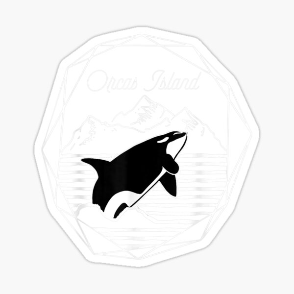Item preview, Orcas Island San Juan Islands Orca Whale Pnw Geometric designed and sold by angelata.