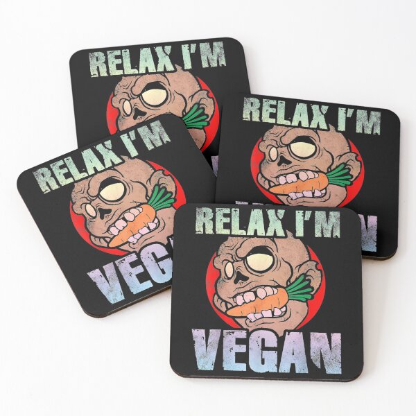 Item preview, Proud Vegan Vegetarian Food Relax I Am A Vegan designed and sold by maudean.