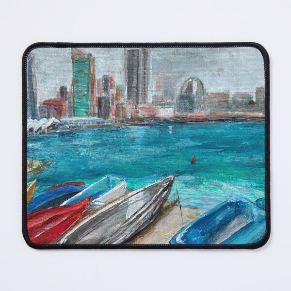 Item preview, san diego sky line boats designed and sold by Ana Cristina de Carvalho.
