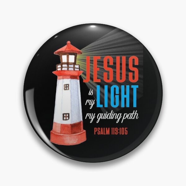 Item preview, Christian Quote - Jesus is my Light - Psalm 119:105 designed and sold by JacquelineLim.