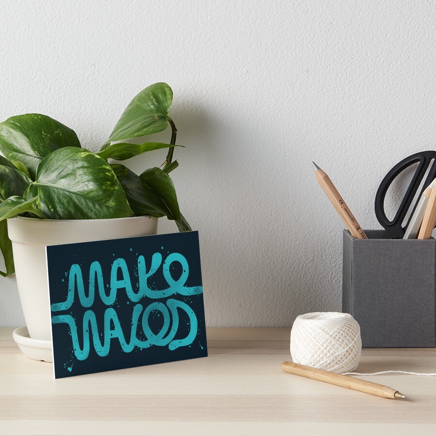 Make Waves Art Board Print