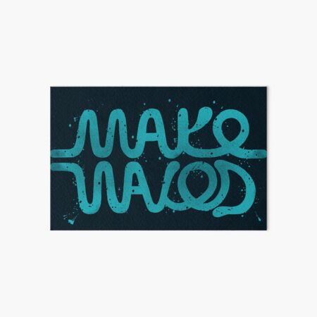 Make Waves Art Board Print