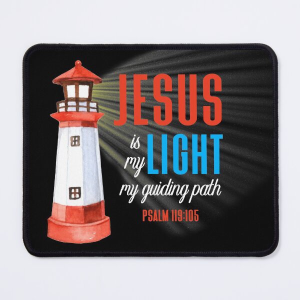 Item preview, Christian Quote - Jesus is my Light - Psalm 119:105 designed and sold by JacquelineLim.