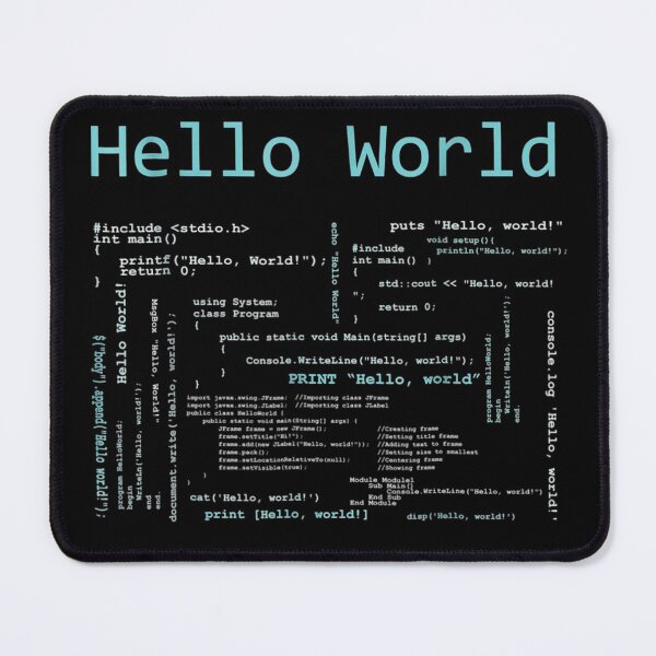 Item preview, Hello World Computer Programming Languages designed and sold by SemajshiMaah.