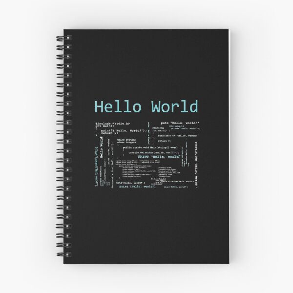 Item preview, Hello World Computer Programming Languages designed and sold by SemajshiMaah.