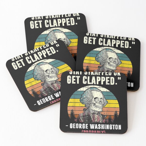 Item preview, Stay Strapped Or Get Clapped George Washington Vintage designed and sold by SemajshiMaah.