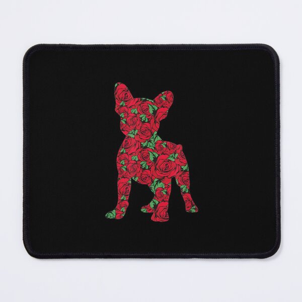 Item preview, French Bulldog Flower Floral Dog Silhouette designed and sold by angelata.