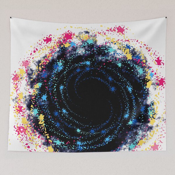 Item preview, Into The Abyss Swirling Stardust Black Hole White designed and sold by asitflows.
