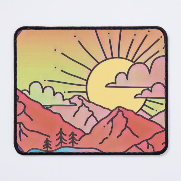 Item preview, NATURE VALLEY SUN CLOUDS MOUNTAINS LAKE designed and sold by Estroic.