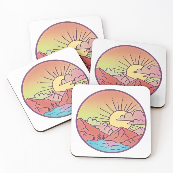 Item preview, NATURE VALLEY SUN CLOUDS MOUNTAINS LAKE designed and sold by Estroic.