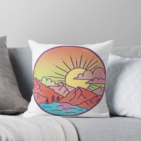 Item preview, NATURE VALLEY SUN CLOUDS MOUNTAINS LAKE designed and sold by Estroic.
