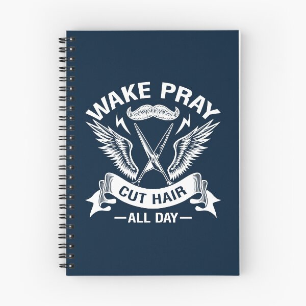 Item preview, Hairstylist Wake Pray Cut Hair All Day Barber designed and sold by TrenddyArts.