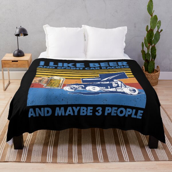 Item preview, I Like Beer And Sprint Car Racing And Maybe 3 People designed and sold by angelata.