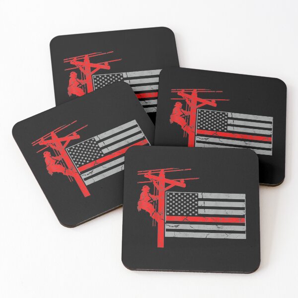 Item preview, Patriotic Lineman American Flag designed and sold by maudean.