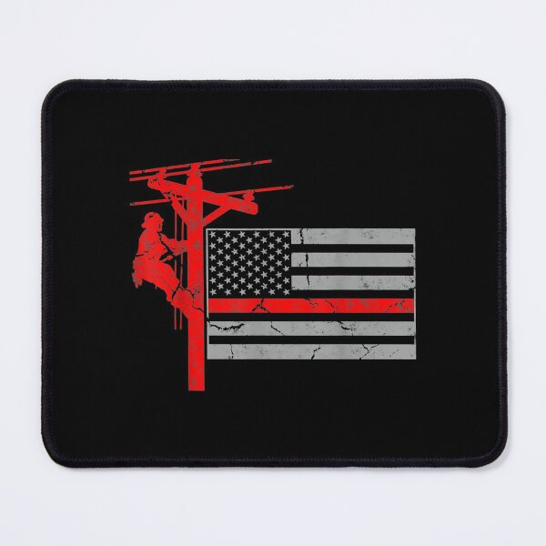 Item preview, Patriotic Lineman American Flag designed and sold by maudean.