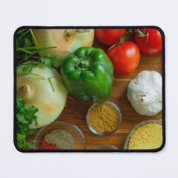Item preview, Vegetables Spices Wooden Surface Food designed and sold by MonArtisteSam.