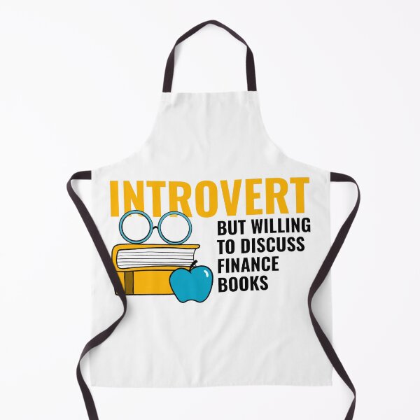 Item preview, Introvert But Willing To Discuss Finance Books designed and sold by LKDesigns24.